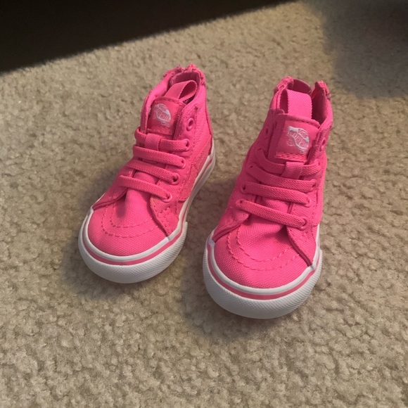 vans infant pink